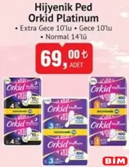 ORKİD PLATİNUM HİJYENİK PED ORKİD PLATİNUM HİJYENİK PED